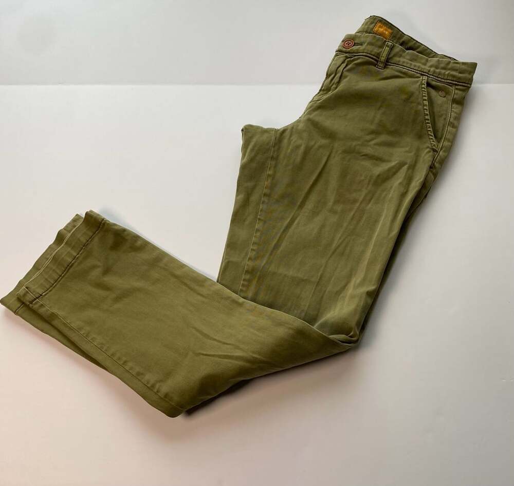 Pilcro and the Letterpress No 28 Olive Green Chino Pants